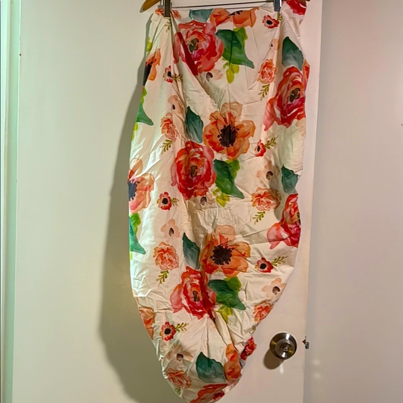 Handmade, Etsy Floral Print crib sheet - Picture 1 of 2